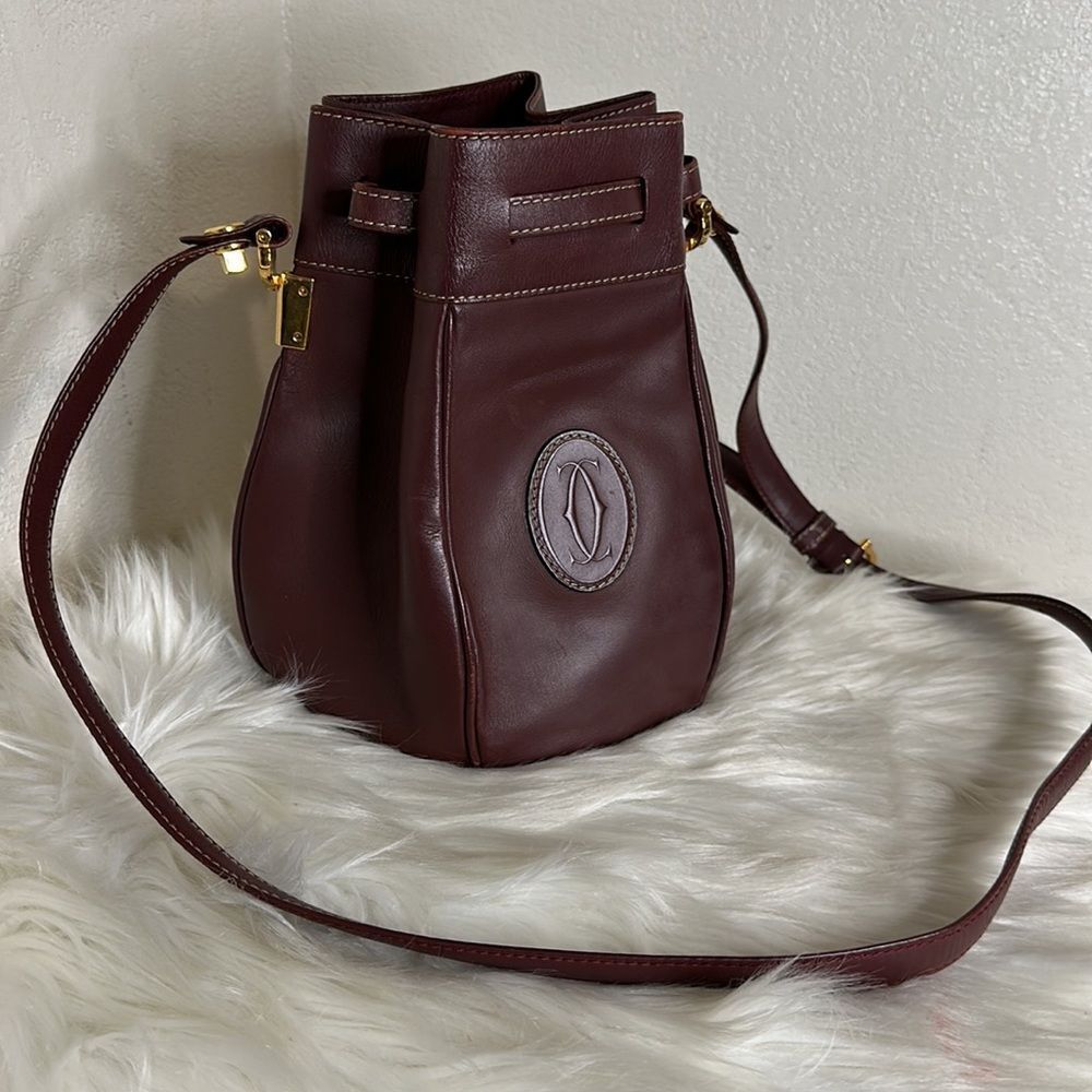 💯Authentic Cartier Drawstring Shoulder Bag🍀 - Picture 4 of 15